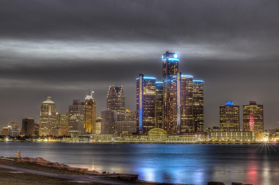 Dark Detroit Photograph by Chris Coleman | Fine Art America