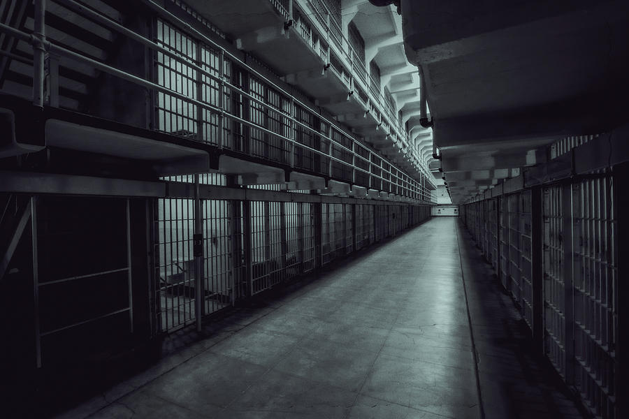 Dark Halls of Alcatraz Photograph by Mike Burgquist - Pixels