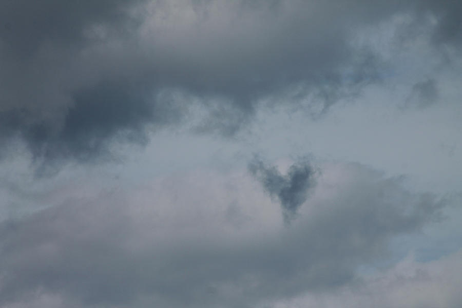 Dark Heart Cloud Photograph by Cathie Douglas