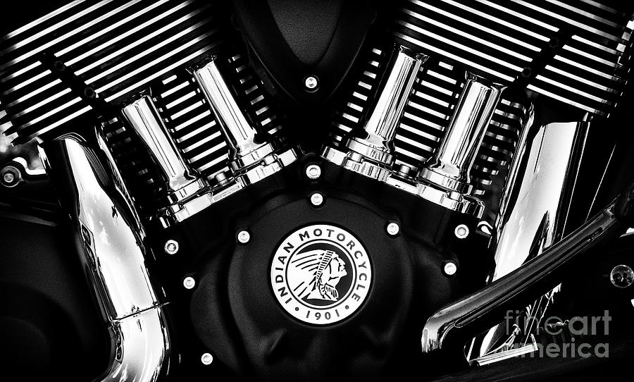 Motorcycle Photograph - Dark Horse Motor by Tim Gainey