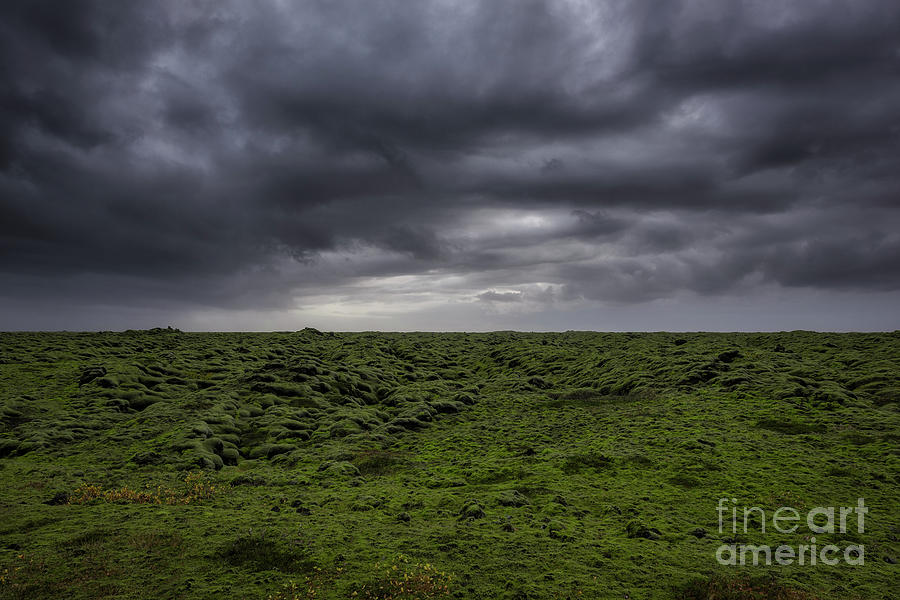 Dark Iceland Clouds  Photograph by Michael Ver Sprill