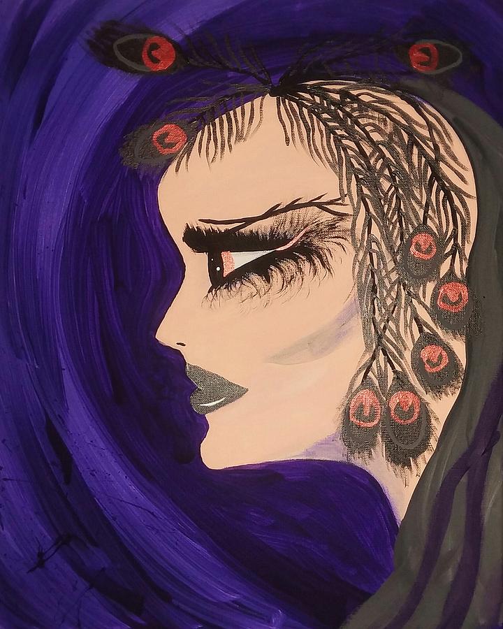 Dark Lady  Painting by Vale Anoai