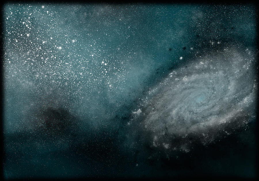 Space Digital Art - Dark Matter by Maye Loeser