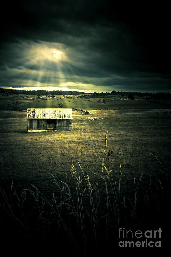 Dark Outback Landscape Photograph