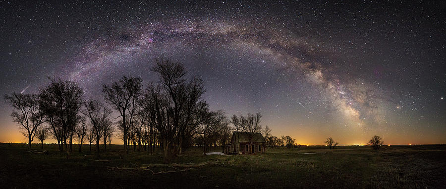 Dark Places pano  Photograph by Aaron J Groen