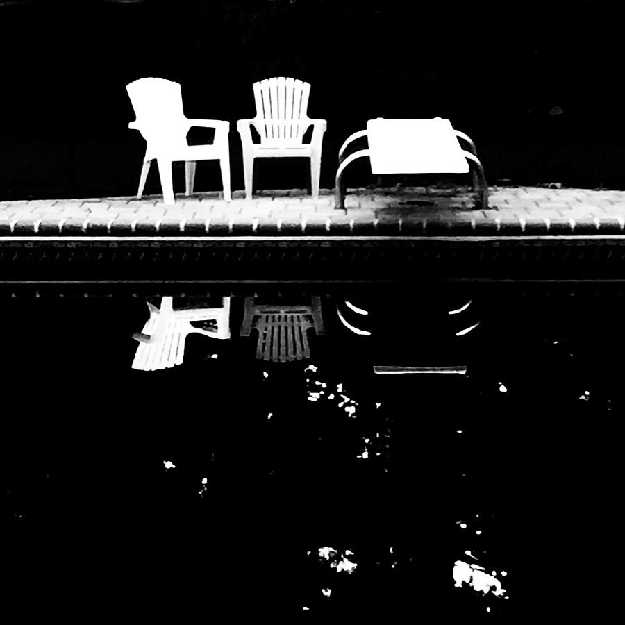 Dark Photograph - Dark Reflection by Charlotte  DiSipio-Grillo