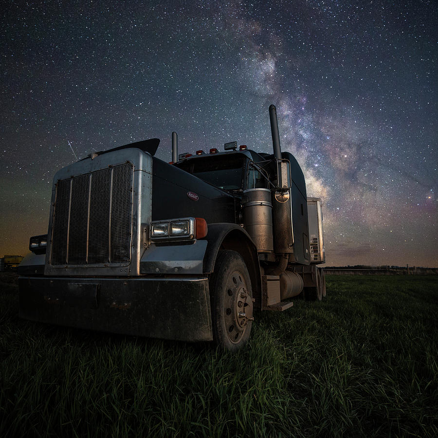 Truck Photograph - Dark Rig by Aaron J Groen