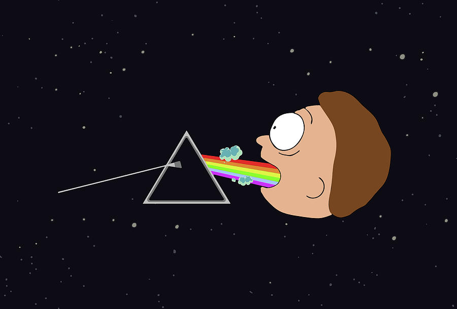 Dark Side Of The Morty Digital Art by Rick And Morty