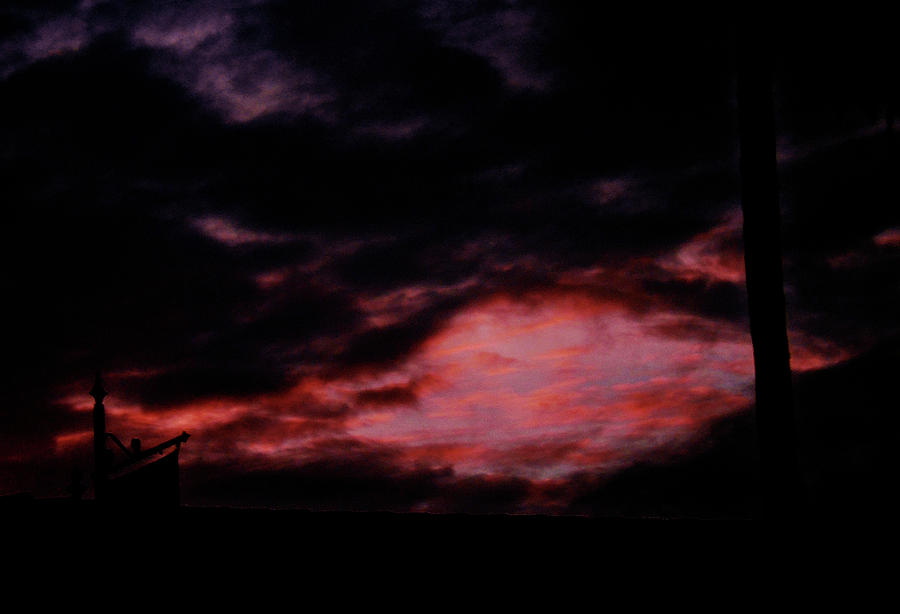 Dark Sunset Photograph by Steve Fields