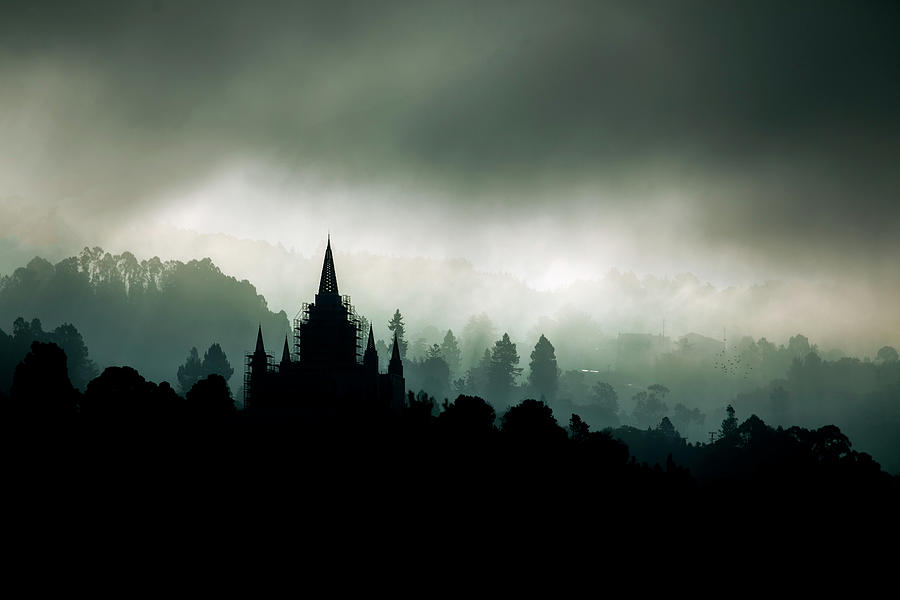 Mormon Photograph - Dark Temple by Vincent James
