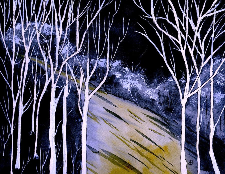 Darkness  Painting by Brenda Owen