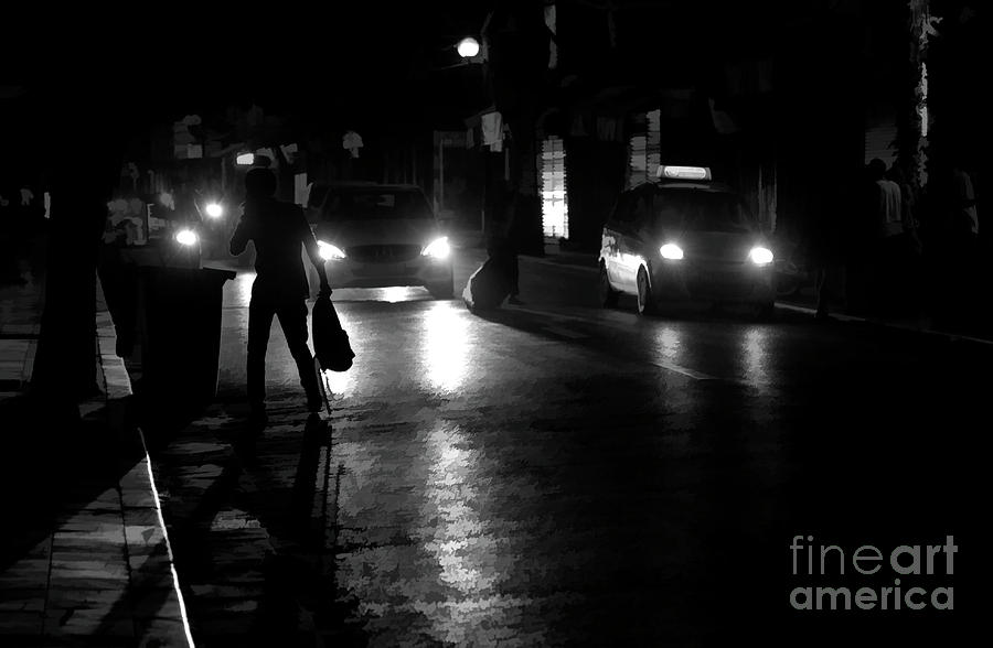 Darkness Streets of Hanoi  Photograph by Chuck Kuhn