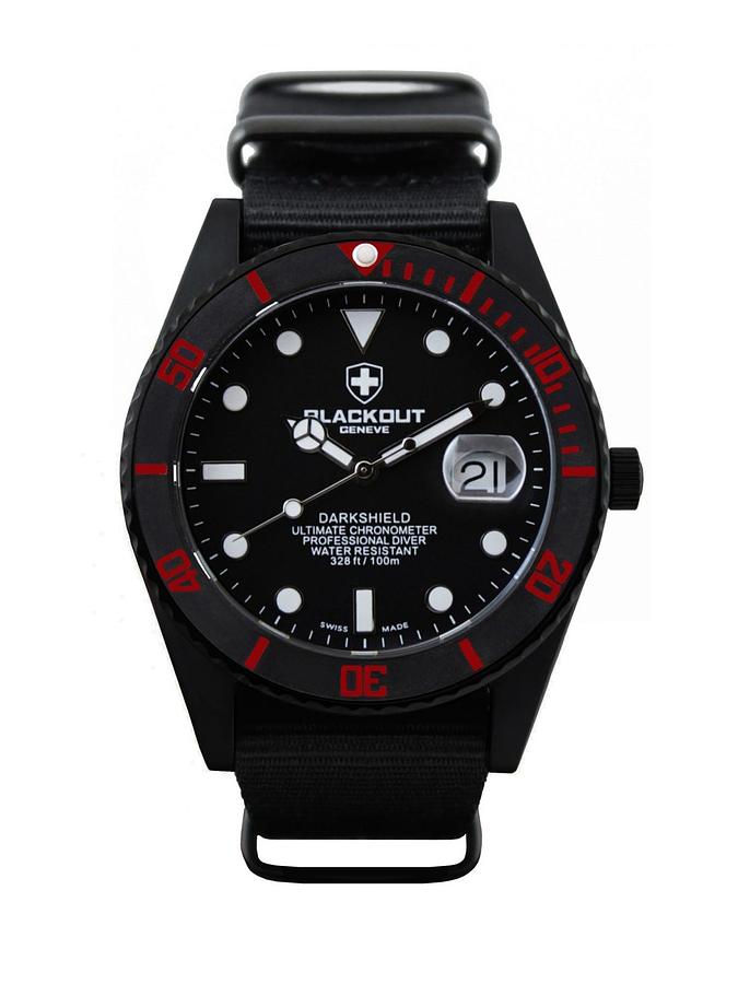 darksheild 42 red series watch blackout concept