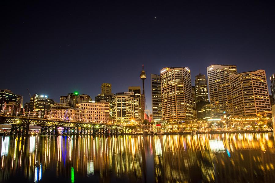 Architecture Photograph - Darling Harbour by Jackie Russo