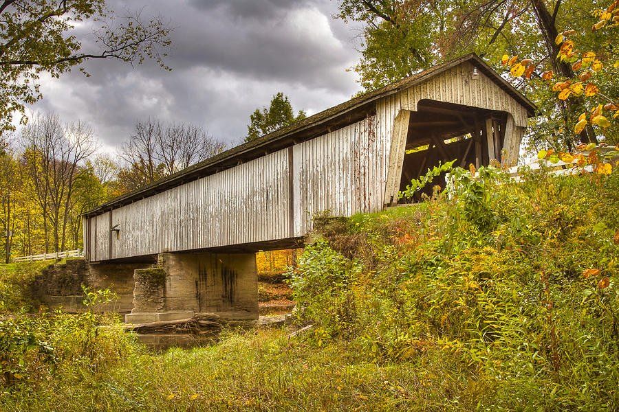 Darlington covered bridge Photograph by Jack R Perry