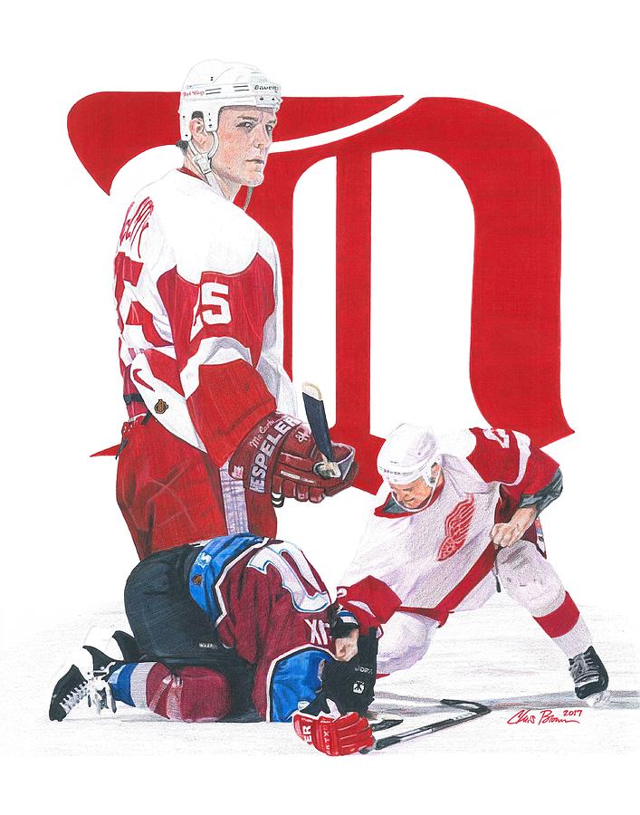 Darren McCarty - Cool design here by Chris Brown! 👊
