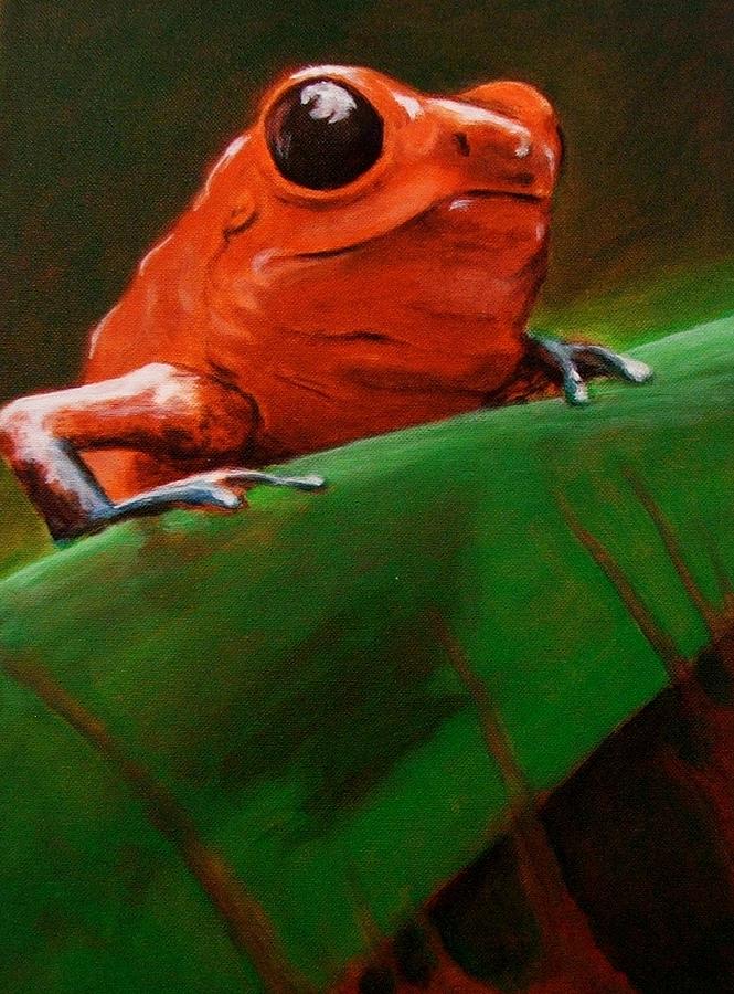 Nature Painting - Dart Frog by Brian Carlton