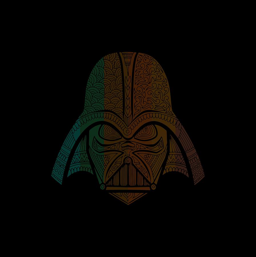 Darth Vader - Star Wars Art - Dark Mixed Media by Studio Grafiikka