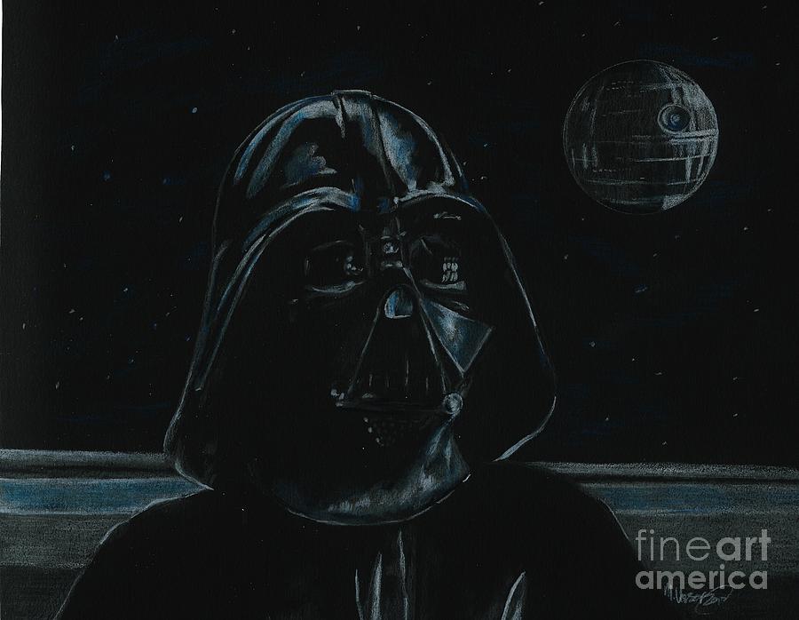 Darth Vader study Drawing by Meagan  Visser
