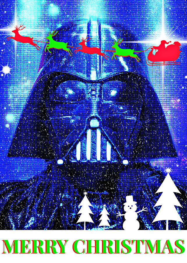 Darth Vader Wishes You A Merry Christmas Photograph by Aurelio Zucco