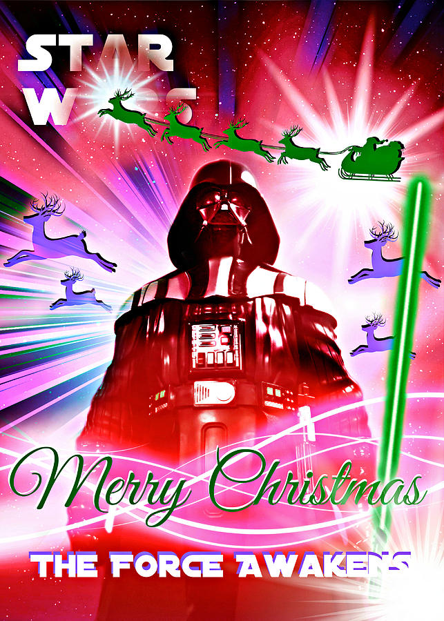 Darth Vader Wishes You A Merry Christmas III Photograph by Aurelio Zucco