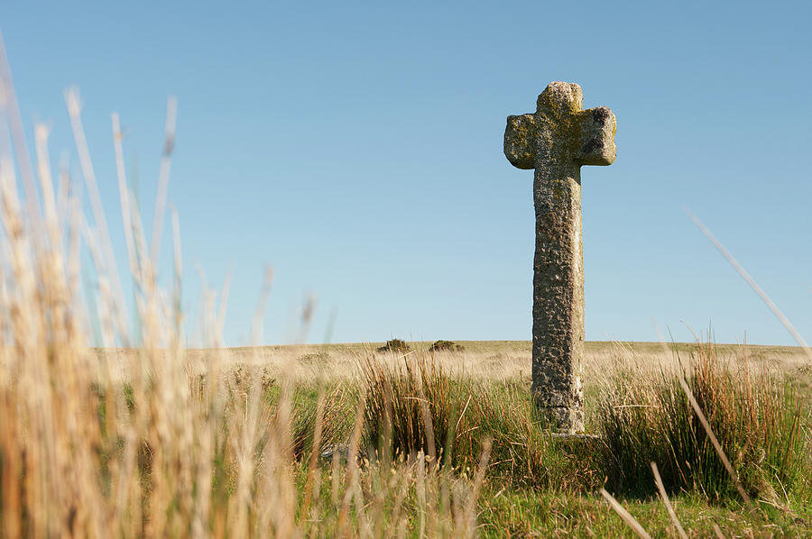 Dartmoor Cross ii Photograph by Helen Jackson