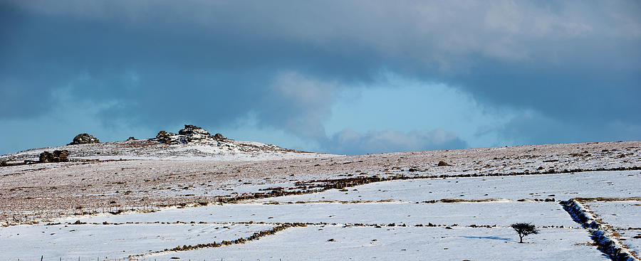 Dartmoor in the Snow ii Photograph by Helen Jackson
