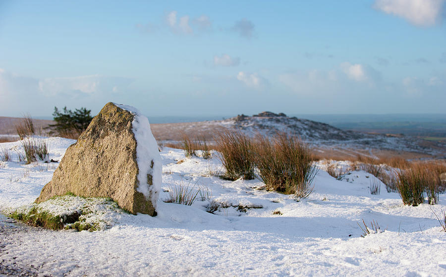 Dartmoor in the Snow iii Photograph by Helen Jackson