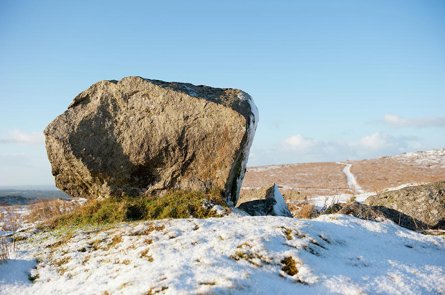 Dartmoor in the Snow iv Photograph by Helen Jackson
