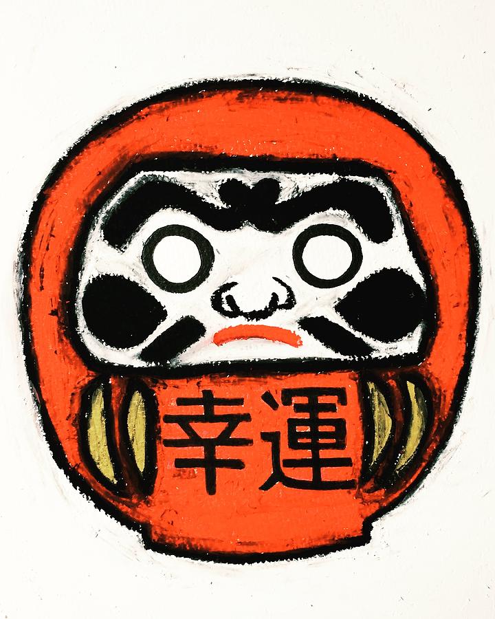 Daruma Doll | Metal Print