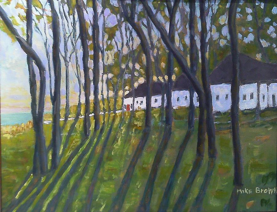 Daufuskie Island Cottages Painting by Michael Lynn Brown
