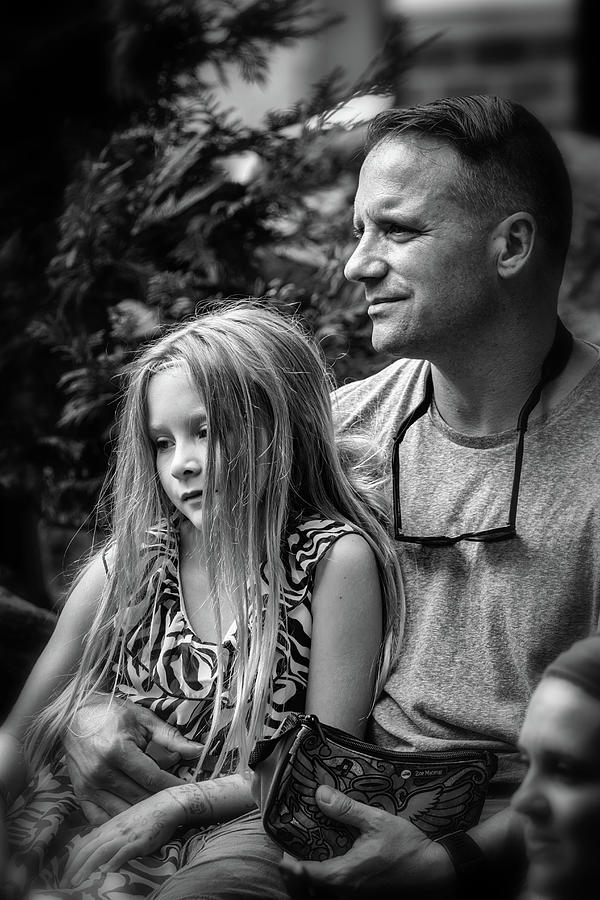 Father and Daughter Time Photograph by John Haldane