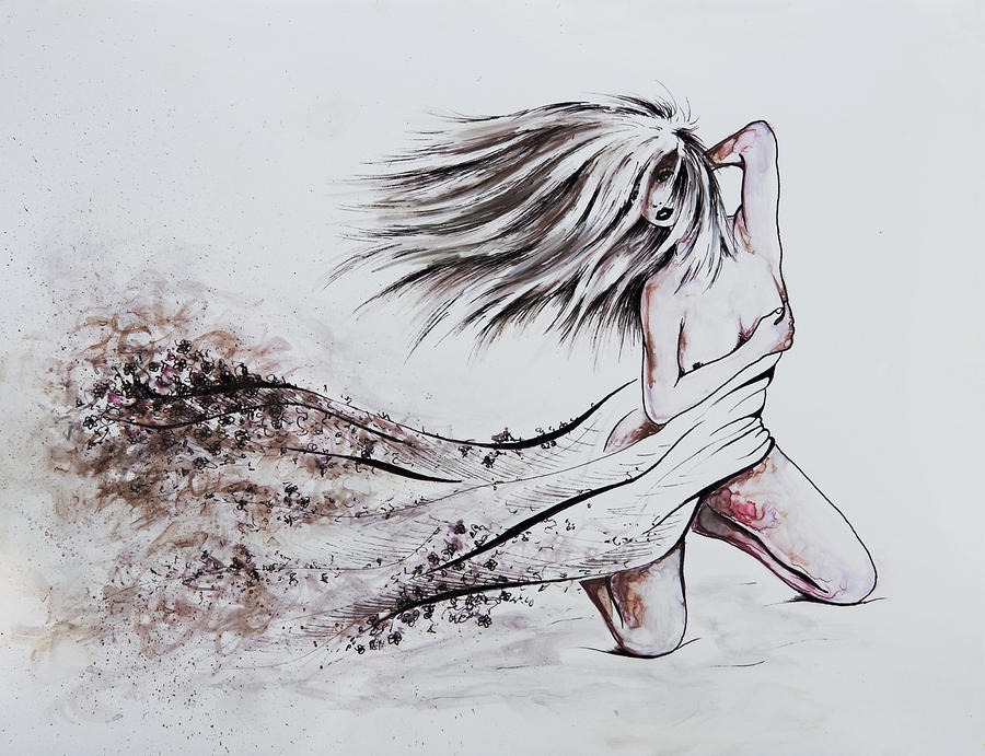 Flower Drawing - Daughter of Eve by William Russell Nowicki