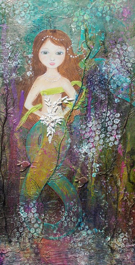 Daughter of the Sea Mixed Media by Virginia Coyle