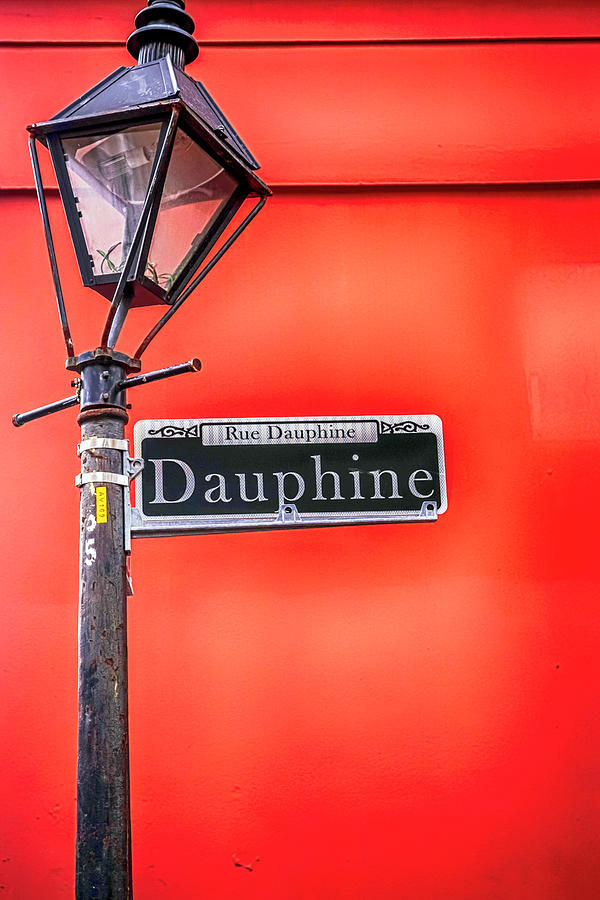Dauphine Street Sign, New Orleans Photograph by Chris Smith