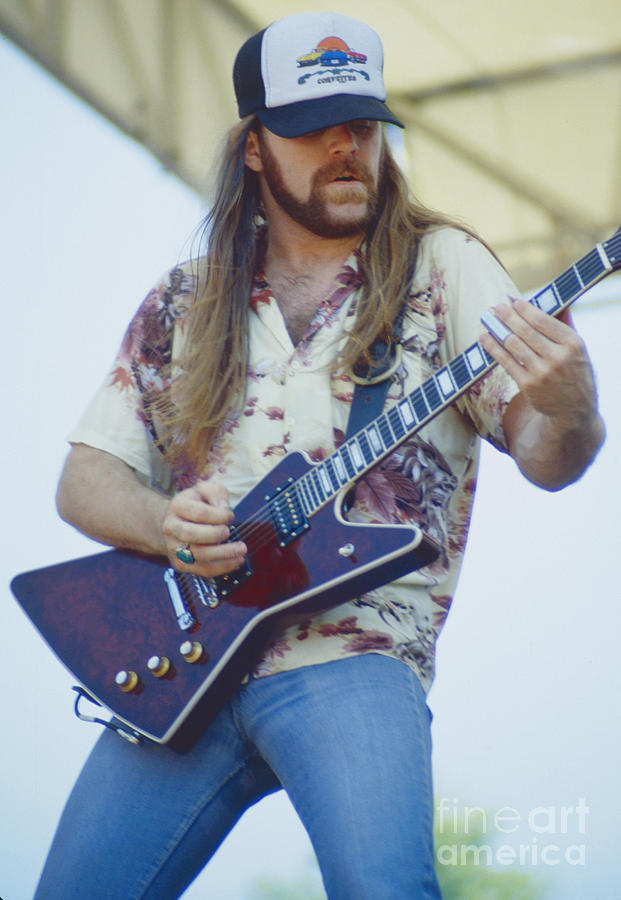 Dave Hlubek of Molly Hatchet - Day on the Green 7-27-80 Photograph by Daniel Larsen