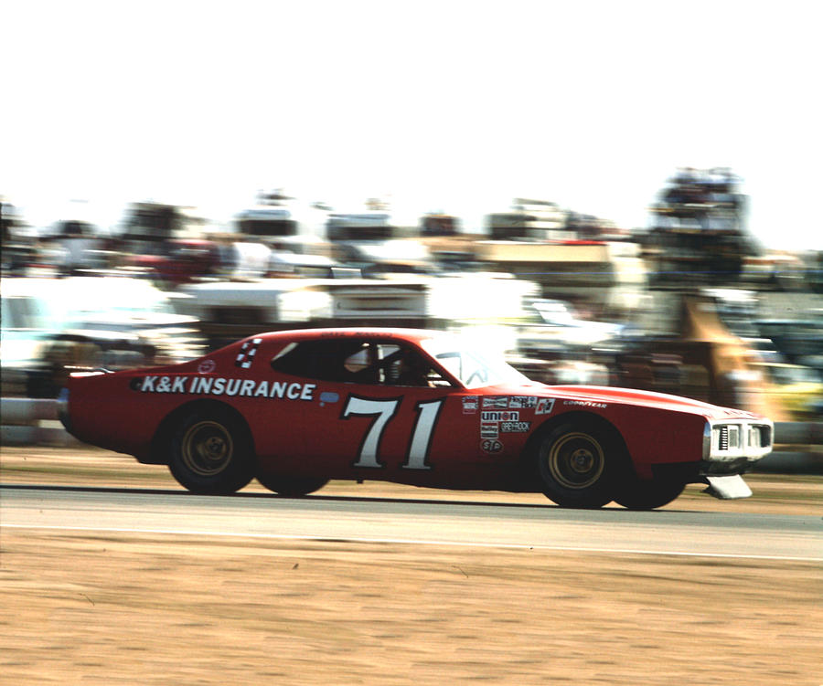 Dave Marcis # 71 Dodge Charger At Riverside Photograph by David Bryant ...