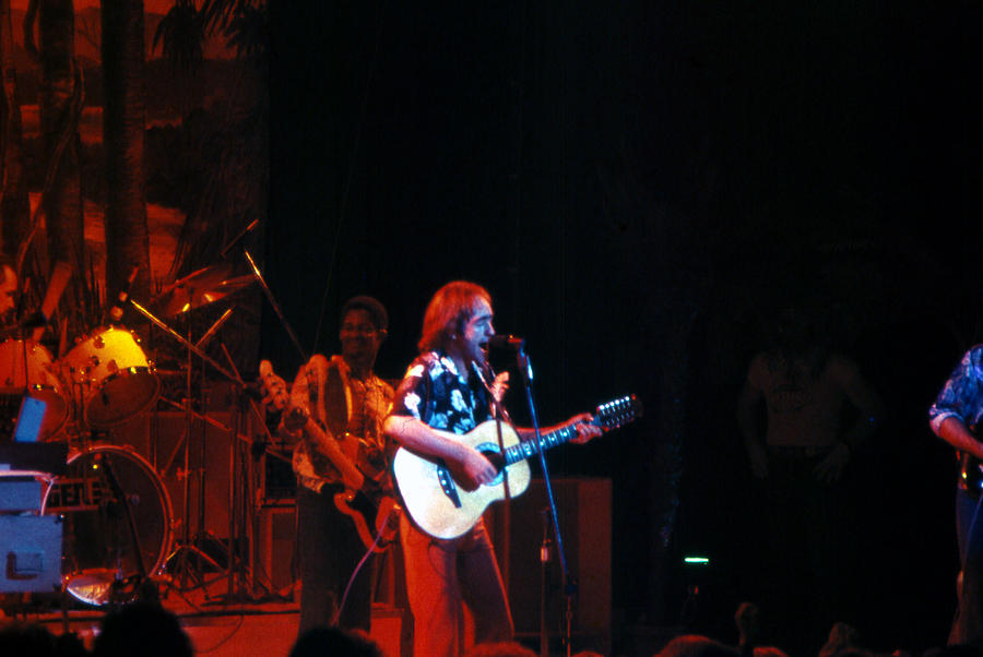 Dave Mason on stage Photograph by Kevin Cable