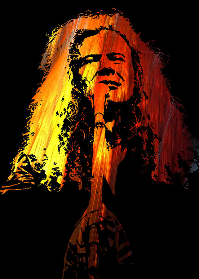 Dave Digital Art - Dave Mustaine by Michael Bergman Dave Digital Art - Dave Mustaine by Michael Bergman