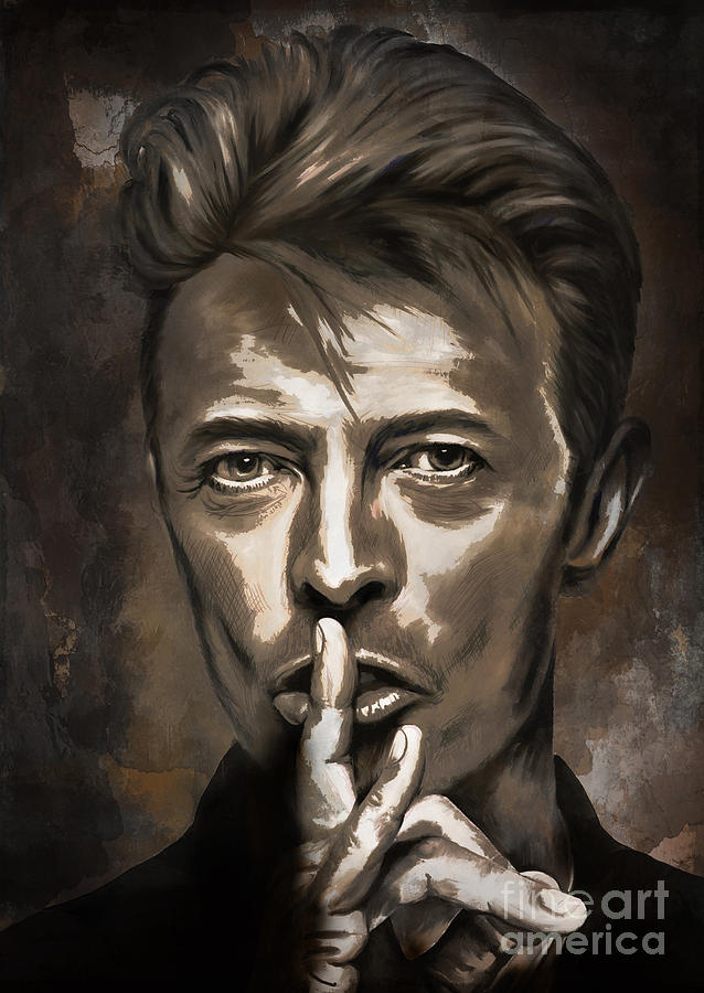 Celebrity Painting - David by Andrzej Szczerski