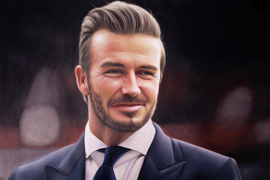 David Beckham Oil Painting Painting by One Art | Fine Art America