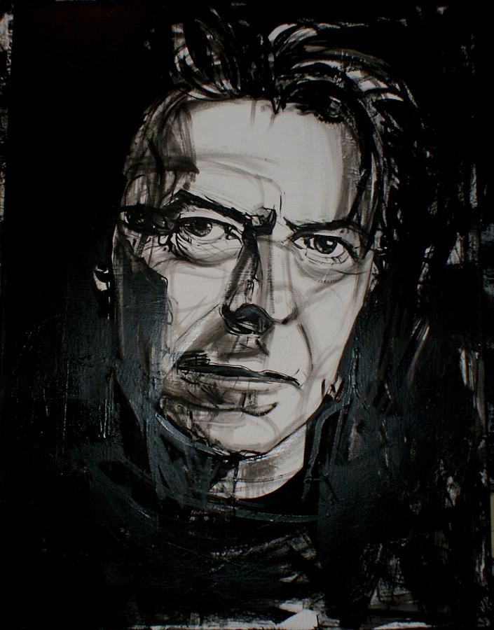 David Bovie,photo Session By Jimmy King, Acrylic, Oil On Canvas, 80 X ...