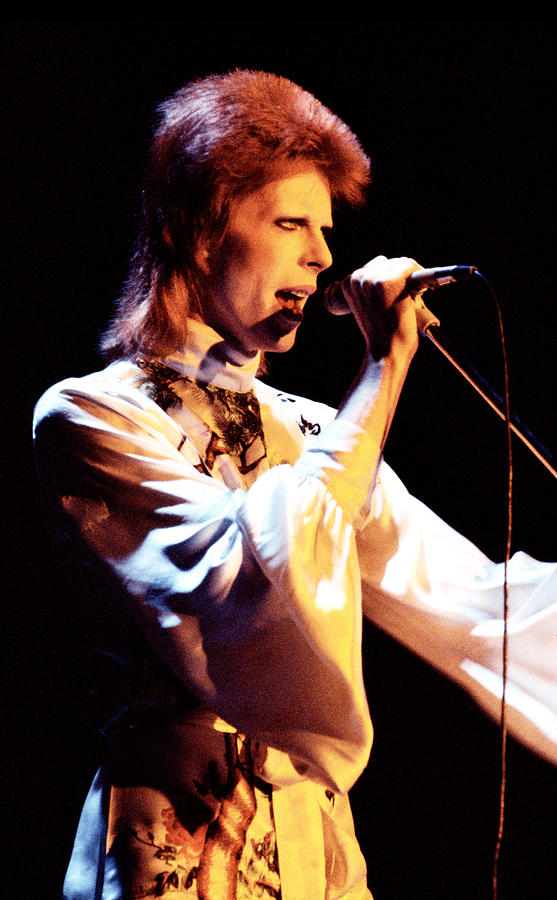 David Bowie 1973 Photograph by Chris Walter