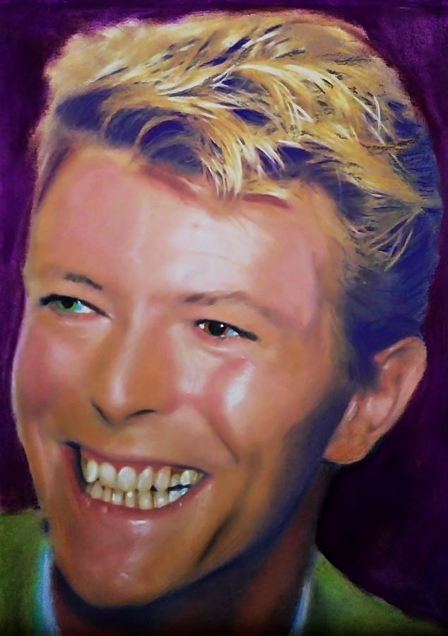 David Bowie Pastel - David Bowie 6 by Mandy Thomas