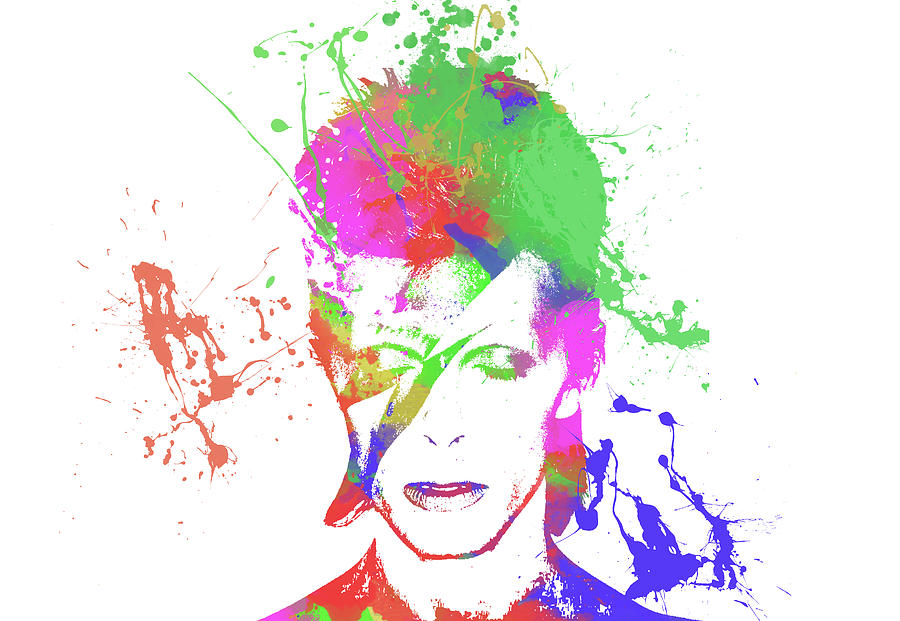 David Bowie Digital Art by Chris Smith