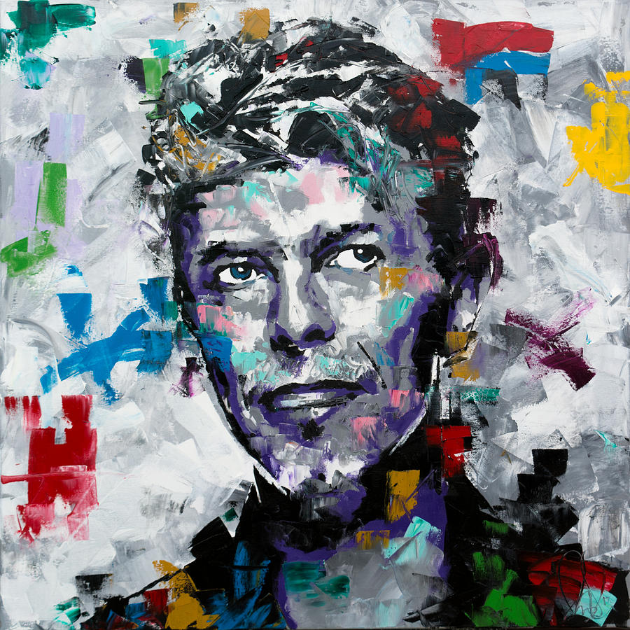 David Bowie II Painting by Richard Day
