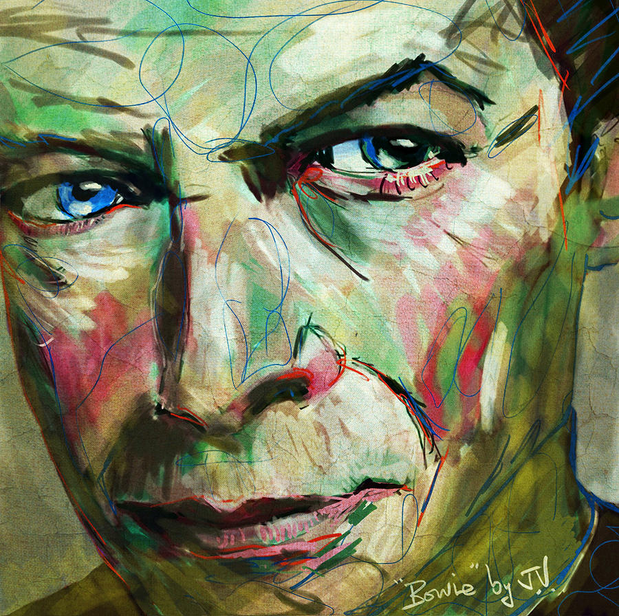 David Bowie Painting by Jim Vance