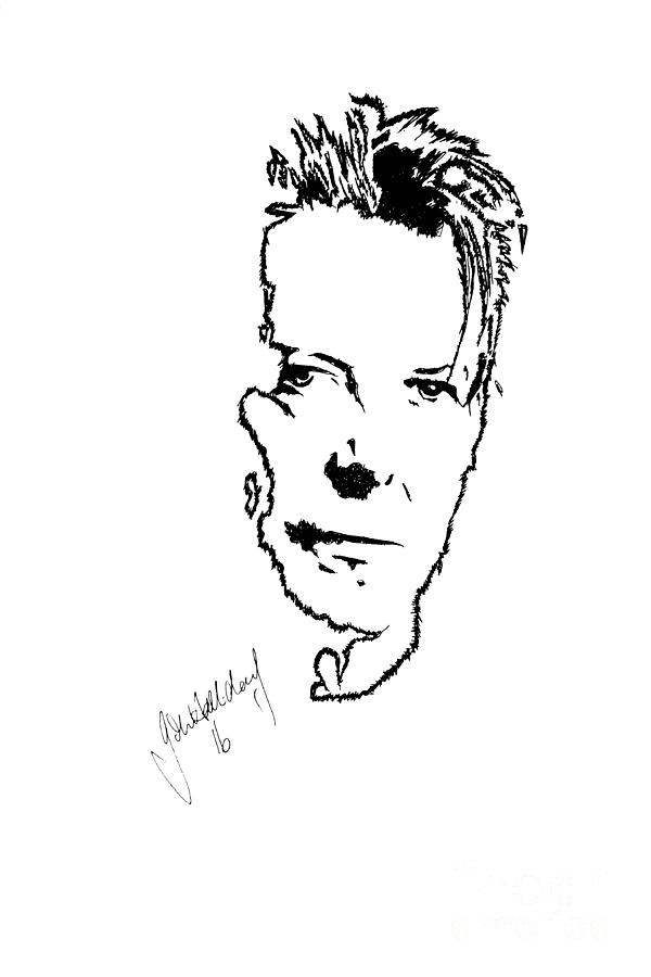 David Bowie Drawing