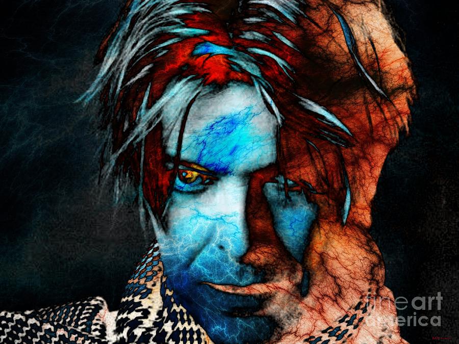 David Bowie / Keep Your lectric Eye On Me, Babe Digital Art