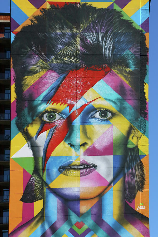 David Bowie Mural # 3 Photograph by Allen Beatty